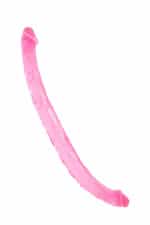 double gode réaliste rose flexible 45cm